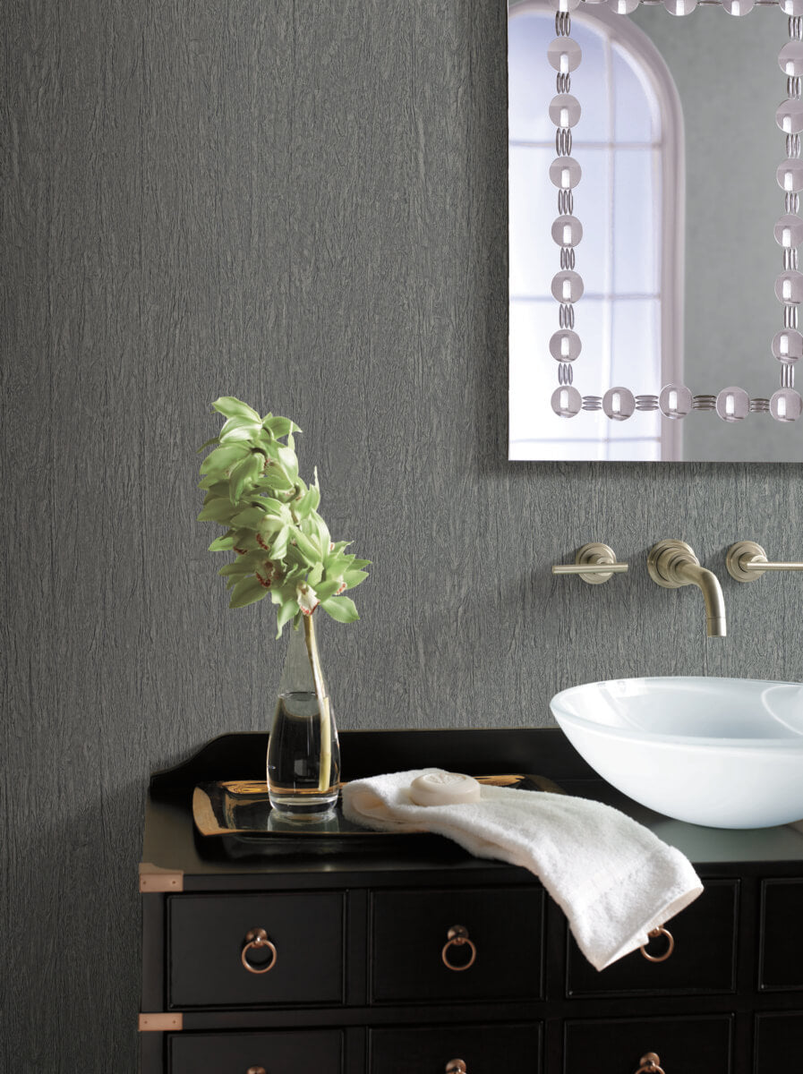 Antonina Vella Dazzling Dimensions Natural Texture Wallpaper - Gray