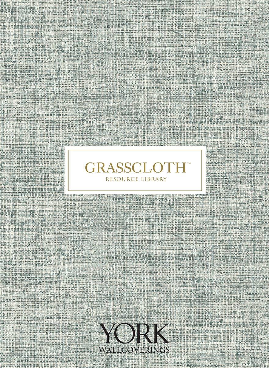 Grasscloth Resource Library Shining Sisal Wallpaper - Blue