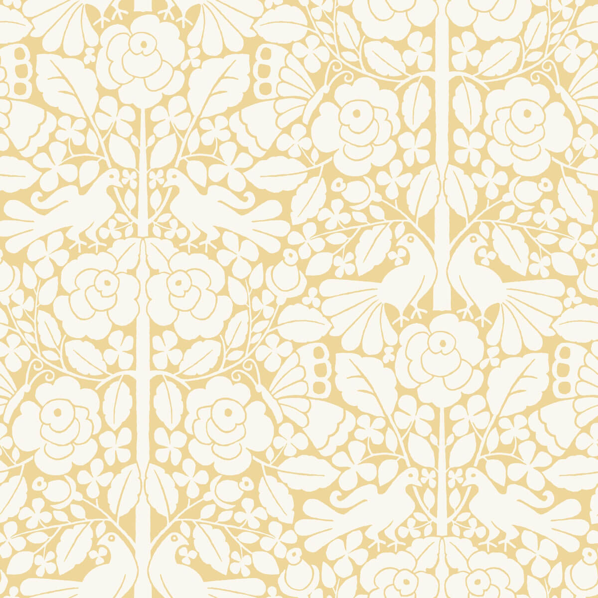 MK1162 Magnolia Home Fairy Tales Wallpaper Yellow