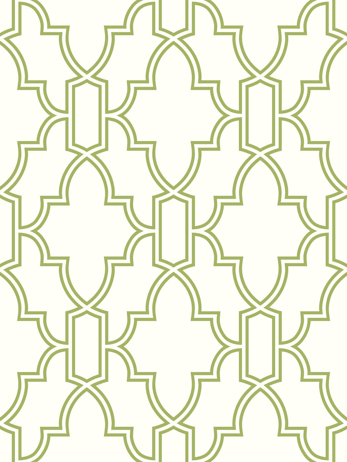 NextWall Tile Trellis Peel & Stick Wallpaper Sample - Green