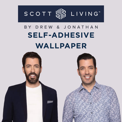 Scott Living NuWallpaper Borneo Peel & Stick Wallpaper - White