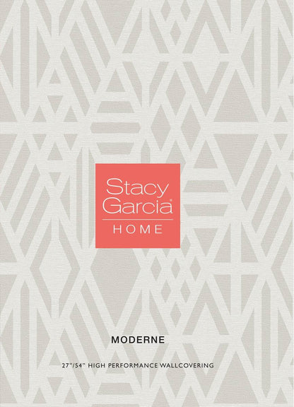 Stacy Garcia Moderne Serge Wallpaper - Gold