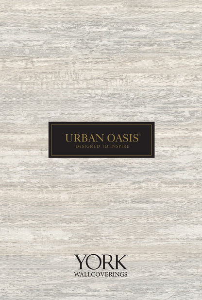 Urban Oasis Mirage Wallpaper - Gray