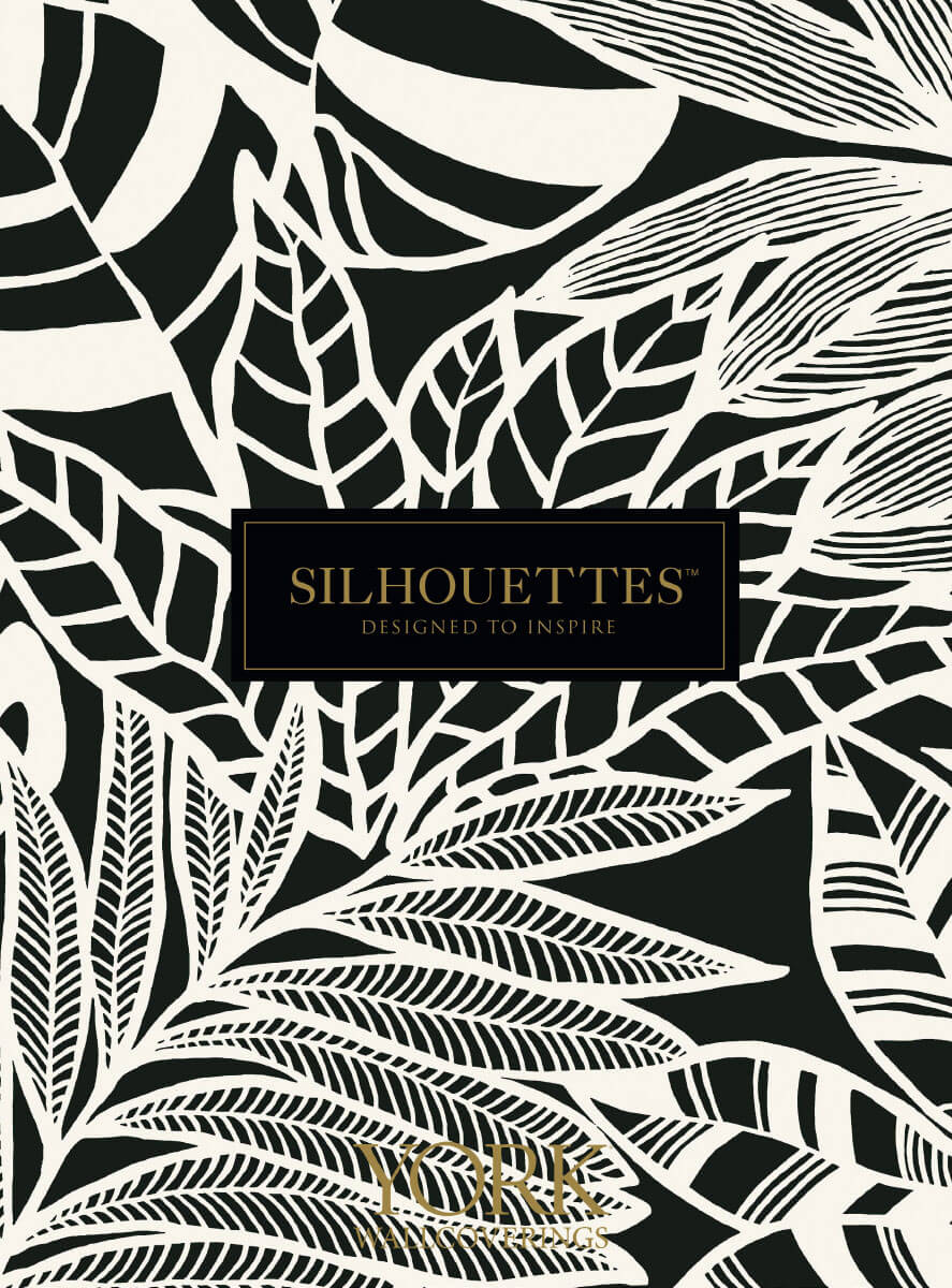 York Wallcoverings Silhouettes Wallpaper Collection