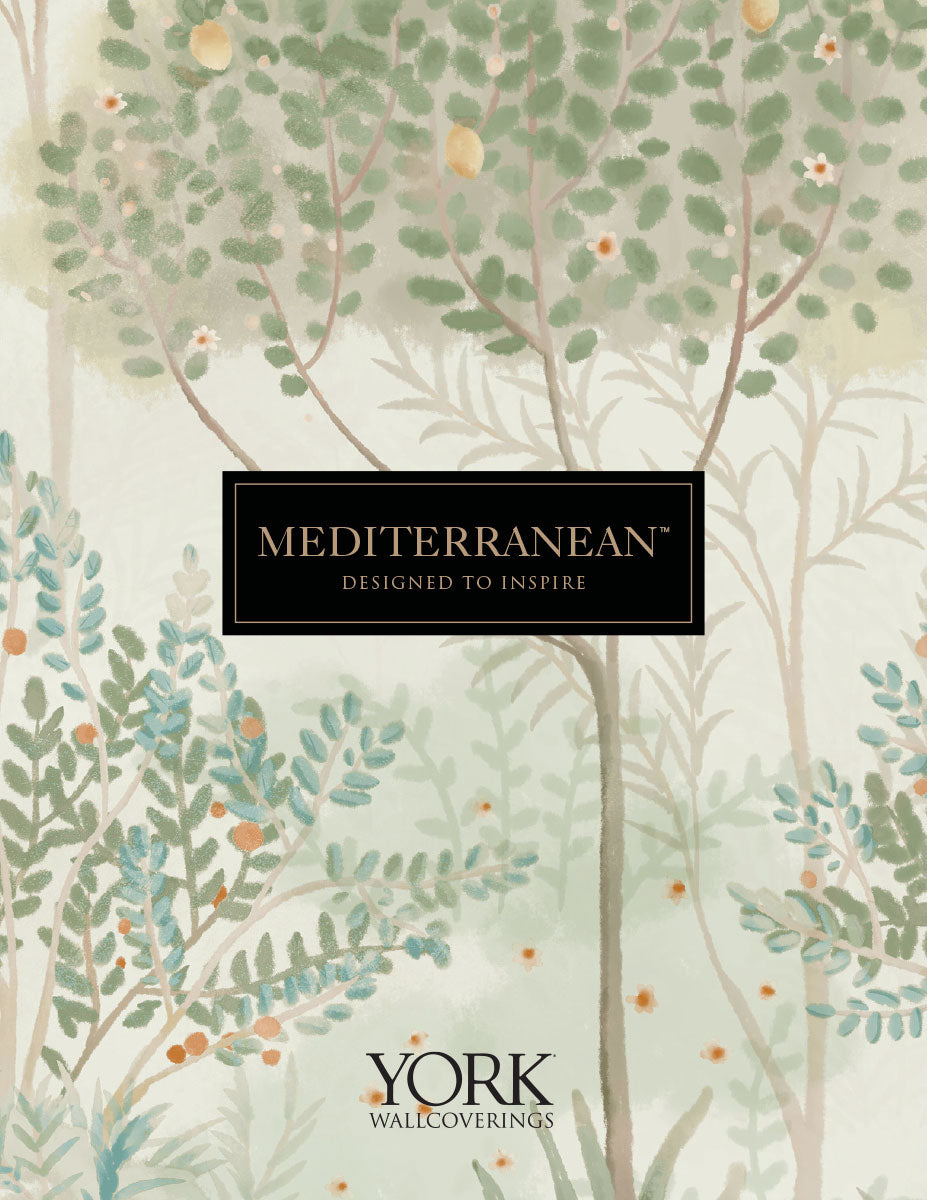 York Wallcoverings Mediterranean Wallpaper Collection