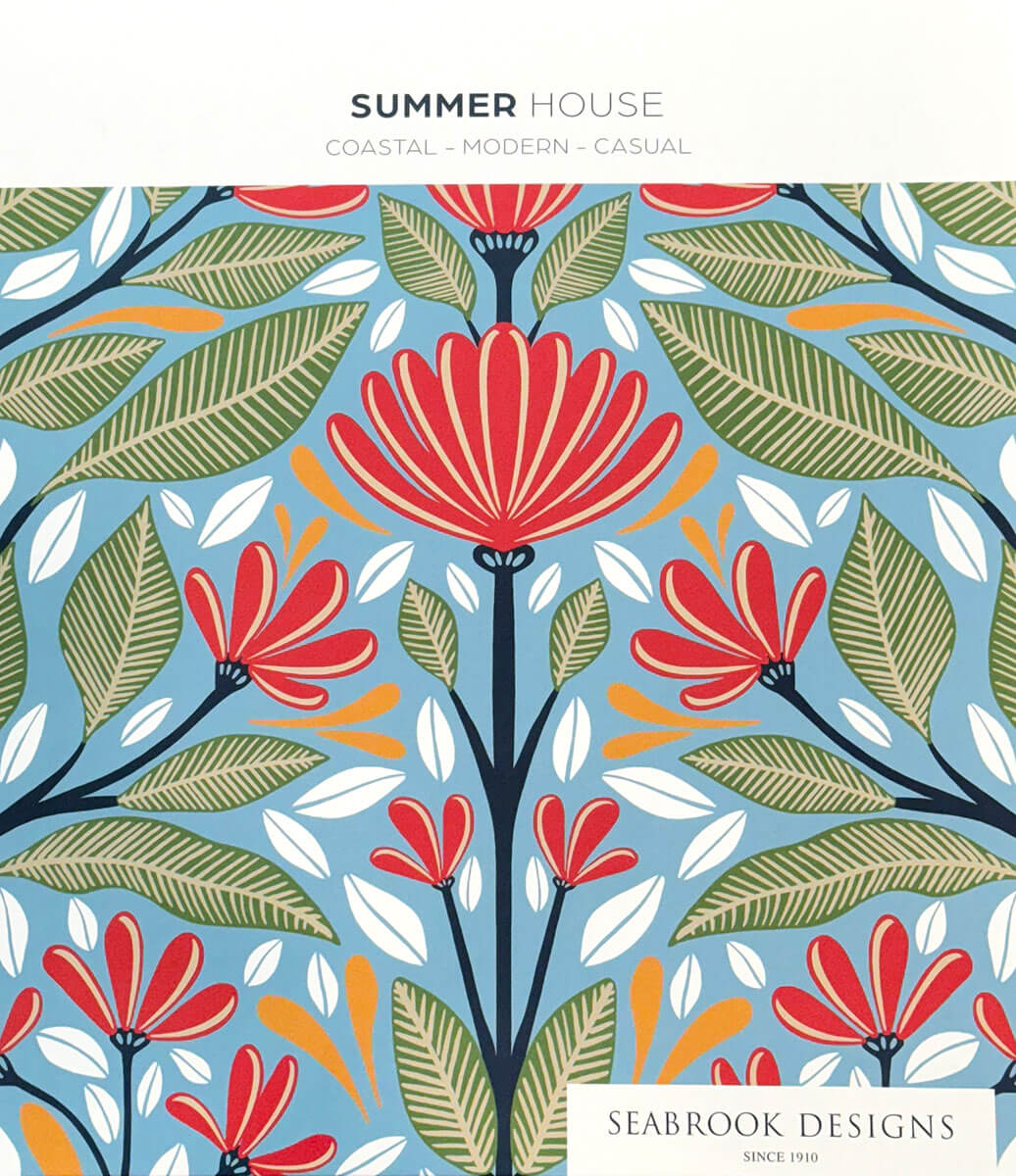 Seabrook Designs Summer House Wallpaper Collection