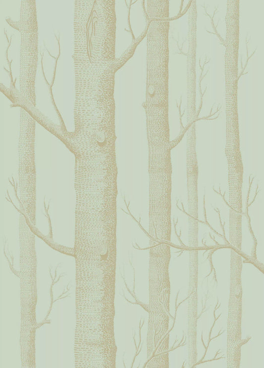 Cole & Son Woods Wallpaper - Green & Gold