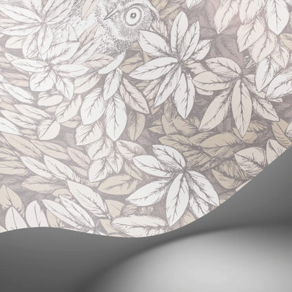 Cole & Son Fornasetti Senza Tempo II Foglie E Civette Wallpaper - White