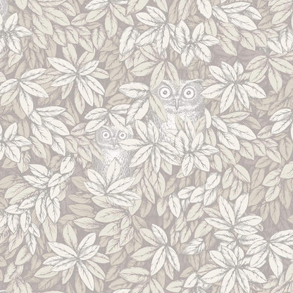 Cole & Son Fornasetti Senza Tempo II Foglie E Civette Wallpaper - White