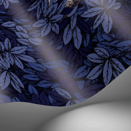 Cole & Son Fornasetti Senza Tempo II Foglie E Civette Wallpaper - Midnight