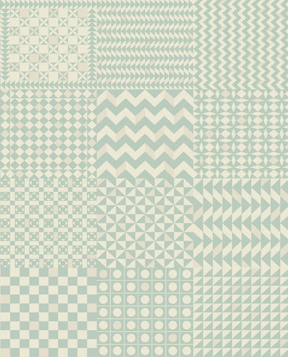 Cole & Son Fornasetti Senza Tempo II Geometrico Wallpaper - Pastel