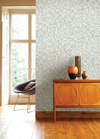 A-Street Prints Revival Zulma Wallpaper - Blue