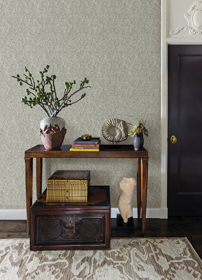 A-Street Prints Revival Wright Wallpaper - Pewter