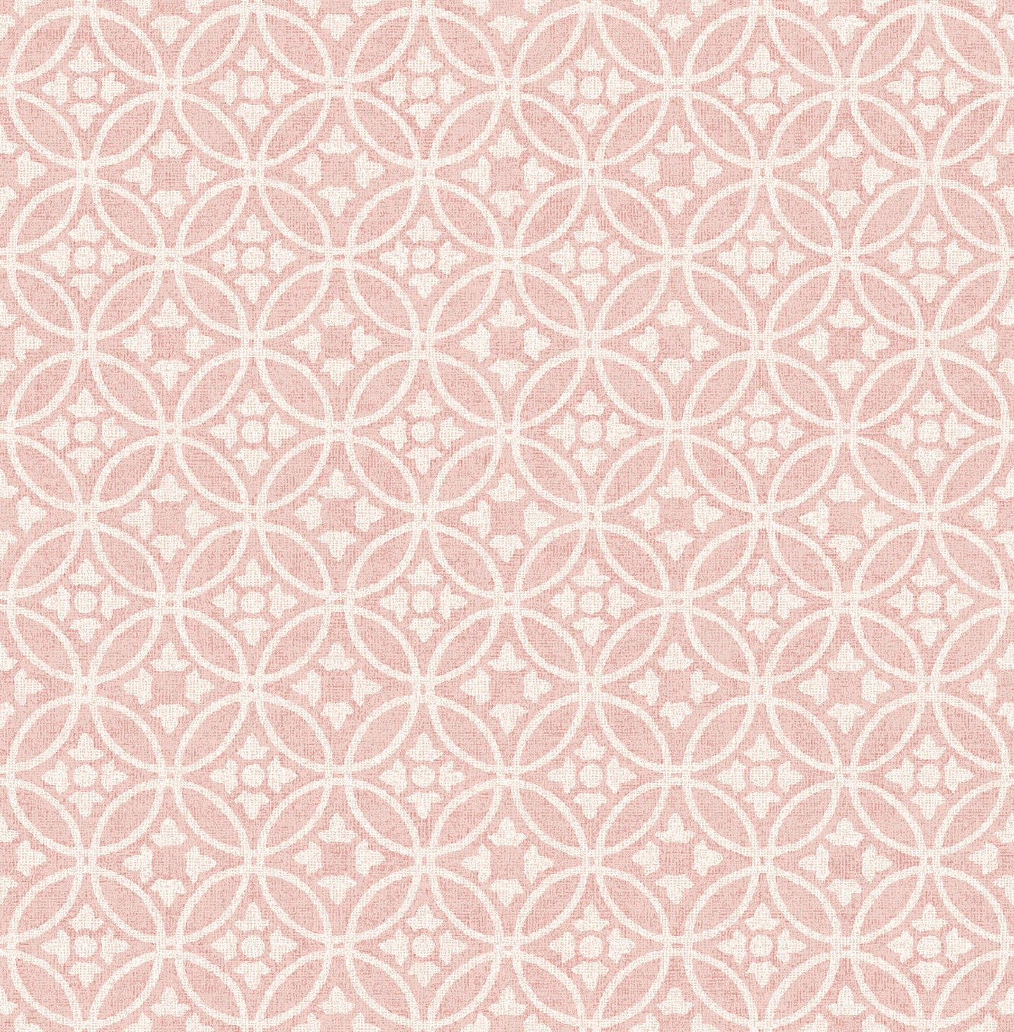 A-Street Prints Revival Larsson Ogee Wallpaper - Pink