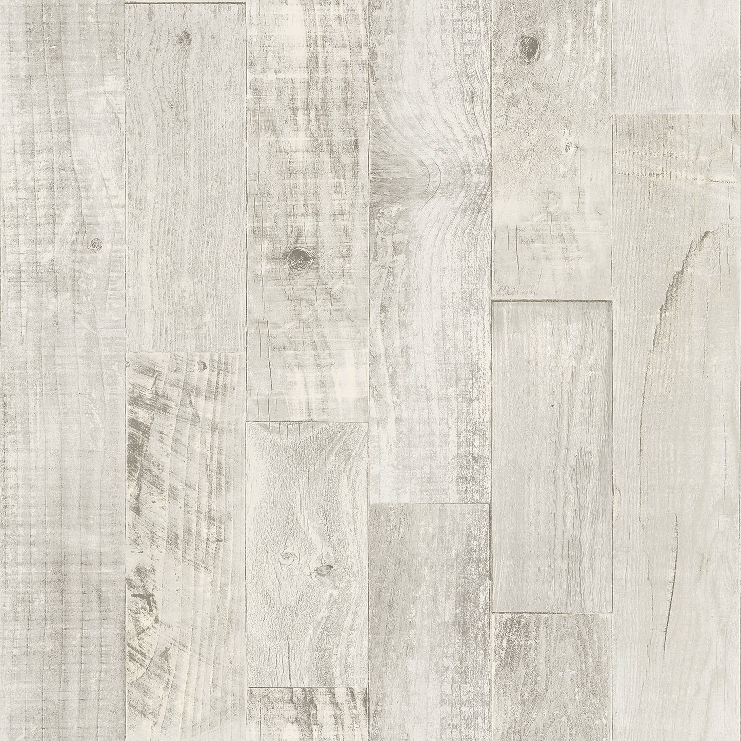 Chesapeake Thoreau Chebacco Wood Planks Wallpaper - Grey