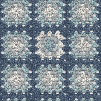 Chesapeake Thoreau Maud Crochet Wallpaper - Blue