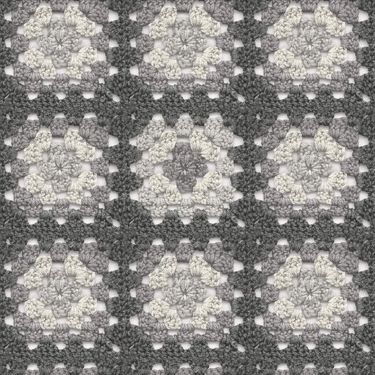 Chesapeake Thoreau Maud Crochet Wallpaper - Grey