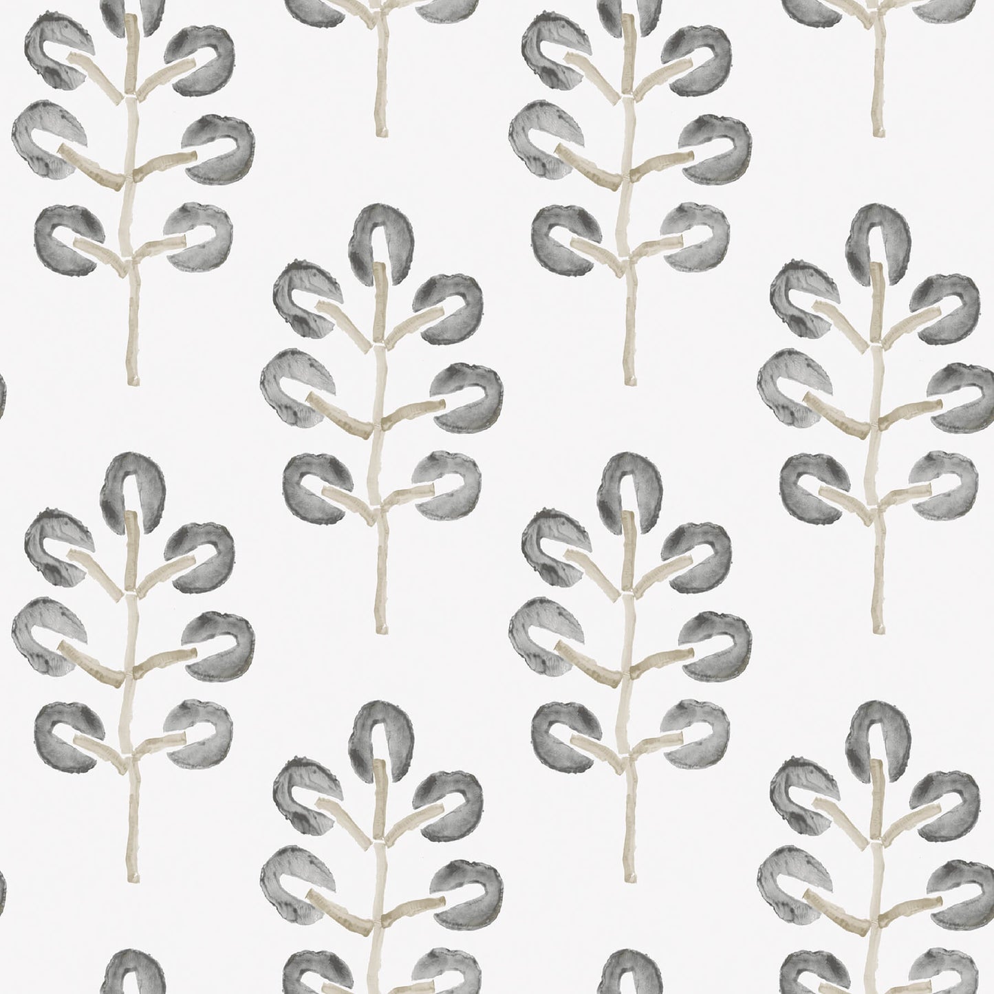 Chesapeake Thoreau Plum Tree Wallpaper - Black