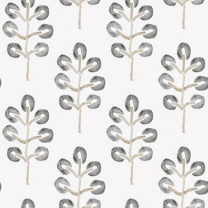 Chesapeake Thoreau Plum Tree Wallpaper - Black