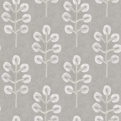 Chesapeake Thoreau Plum Tree Wallpaper - Grey