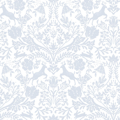 Chesapeake Thoreau Forest Dance Wallpaper - Light Blue