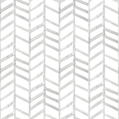 Chesapeake Thoreau Fletching Wallpaper - Grey