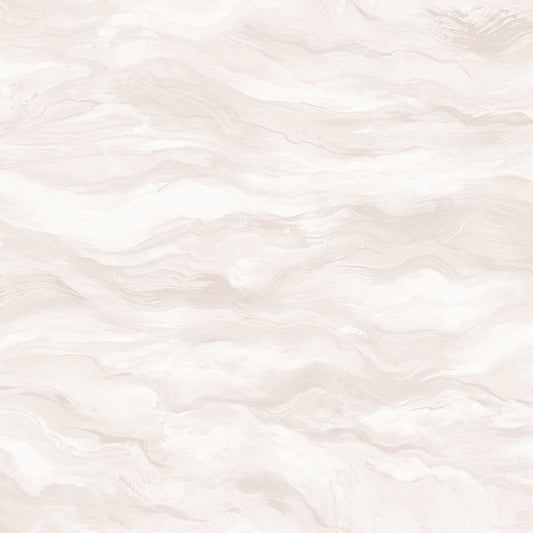 Chesapeake Thoreau Cirrus Wave Wallpaper - Blush