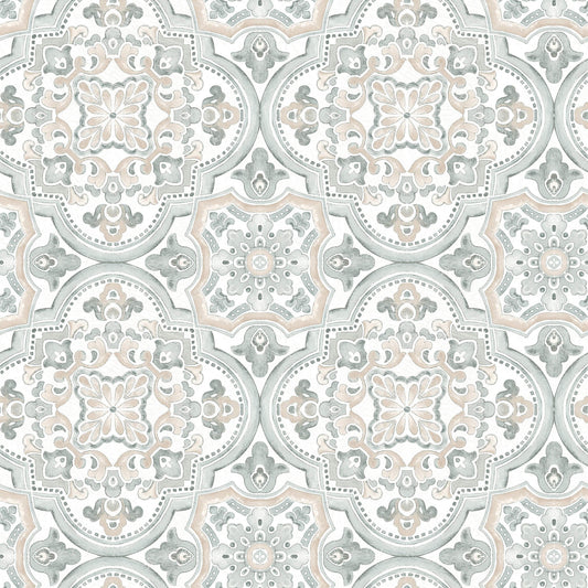 Chesapeake Thoreau Concord Wallpaper - Coral