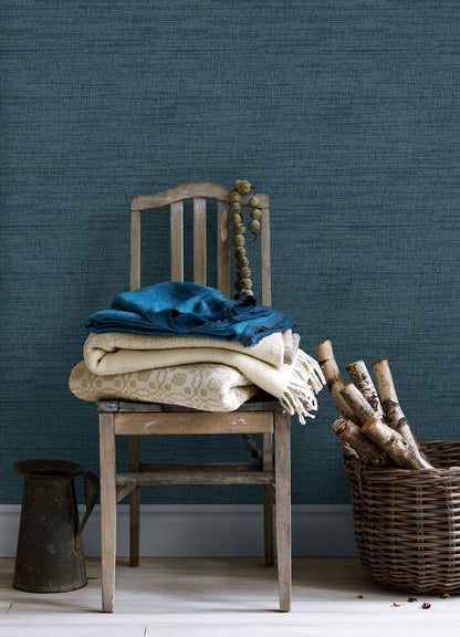 Chesapeake Thoreau Solitude Wallpaper - Navy