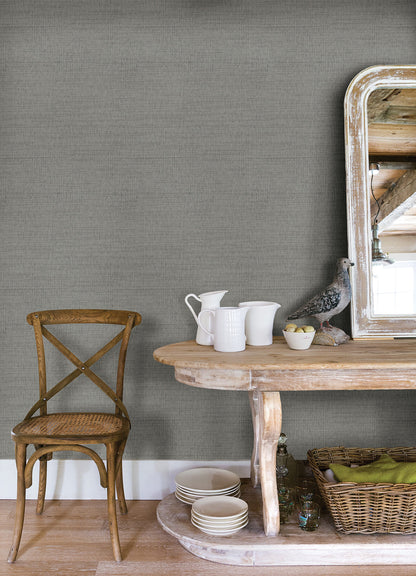 Chesapeake Thoreau Solitude Wallpaper - Grey