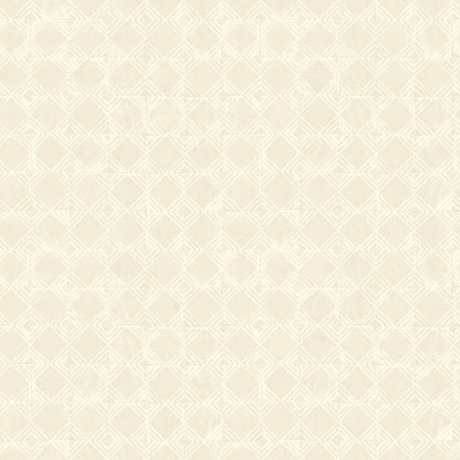 Chesapeake Kinfolk Button Block Geometric Wallpaper - Taupe