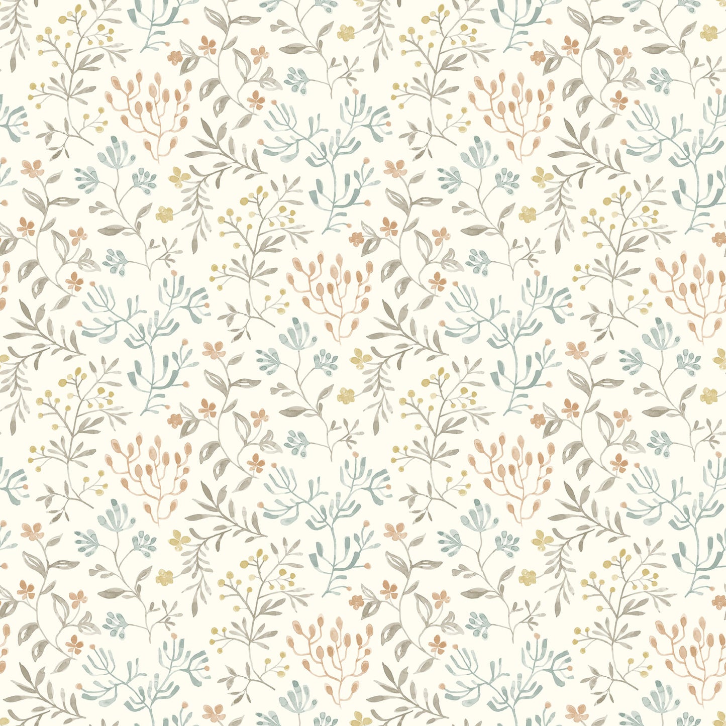 Chesapeake Kinfolk Tarragon Dainty Meadow Wallpaper - Pastel