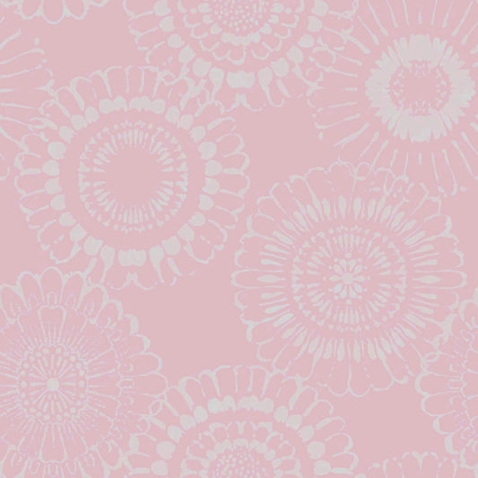 Chesapeake Fable Sonnet Floral Wallpaper - Pink