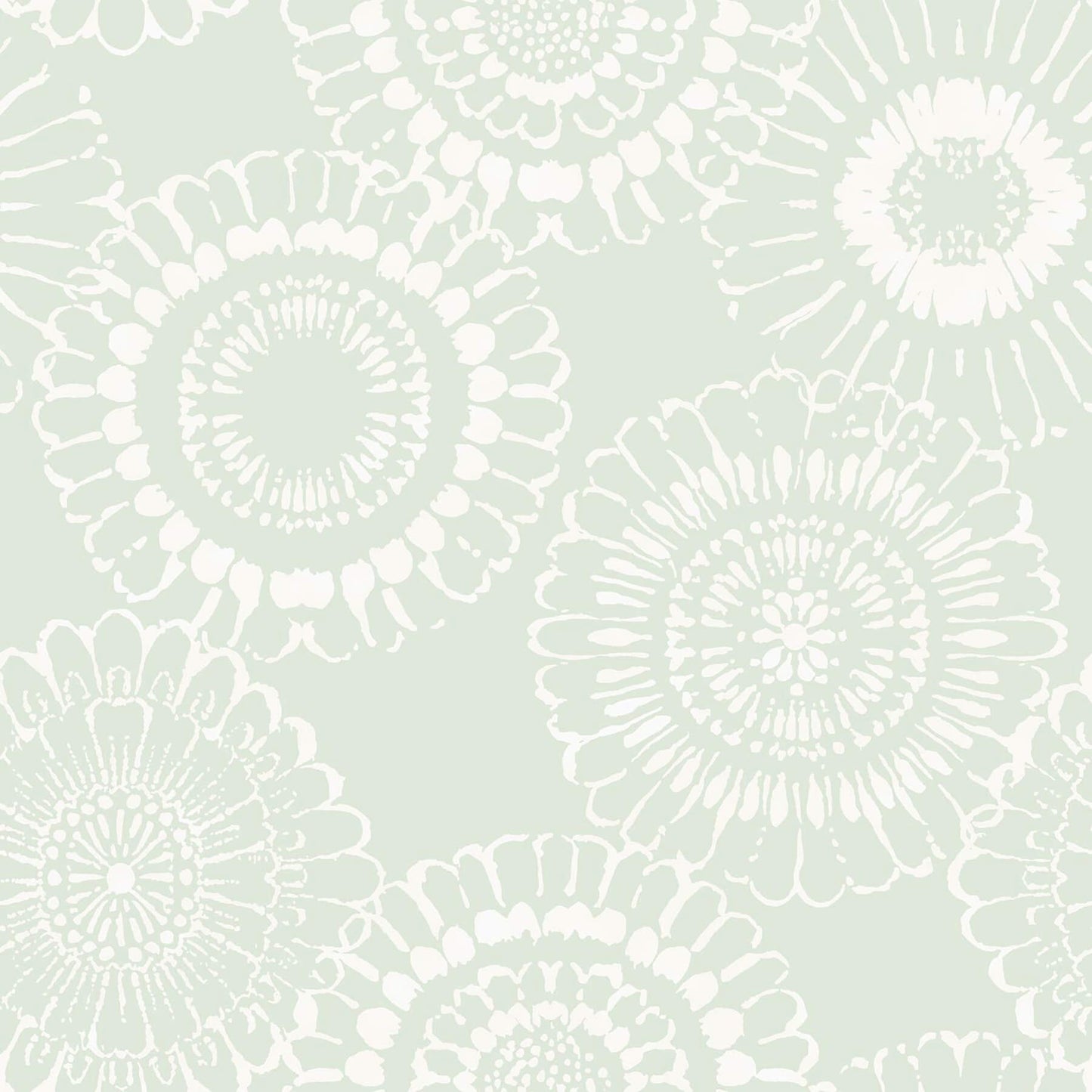 Chesapeake Fable Sonnet Floral Wallpaper - Sage