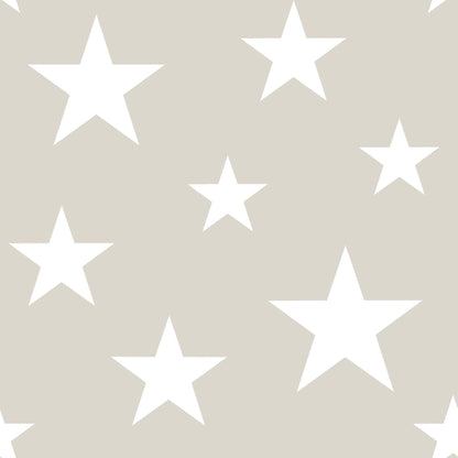 Chesapeake Fable Amira Stars Wallpaper - Taupe