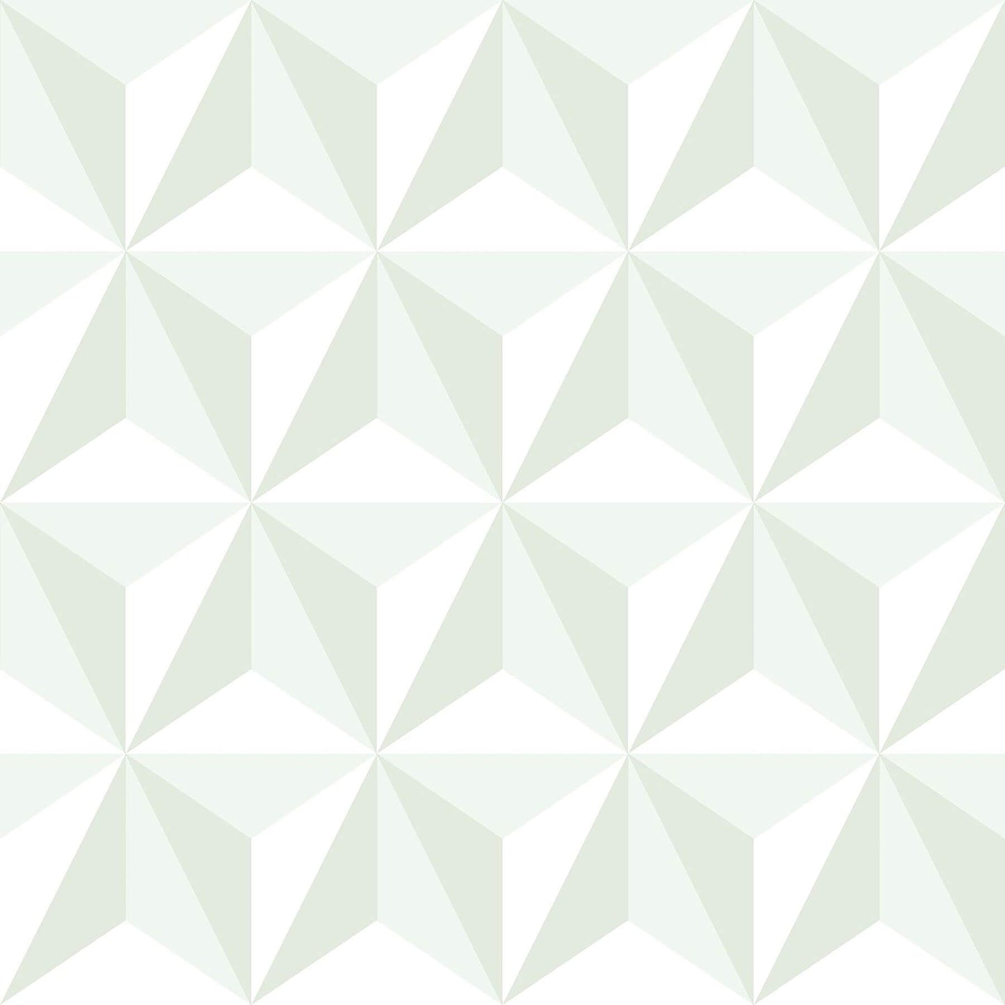 Chesapeake Fable Adella Geometric Wallpaper - Sage