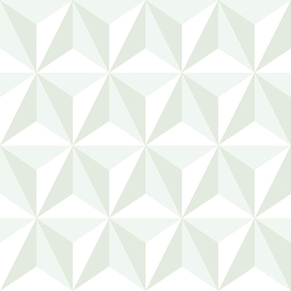 Chesapeake Fable Adella Geometric Wallpaper - Sage