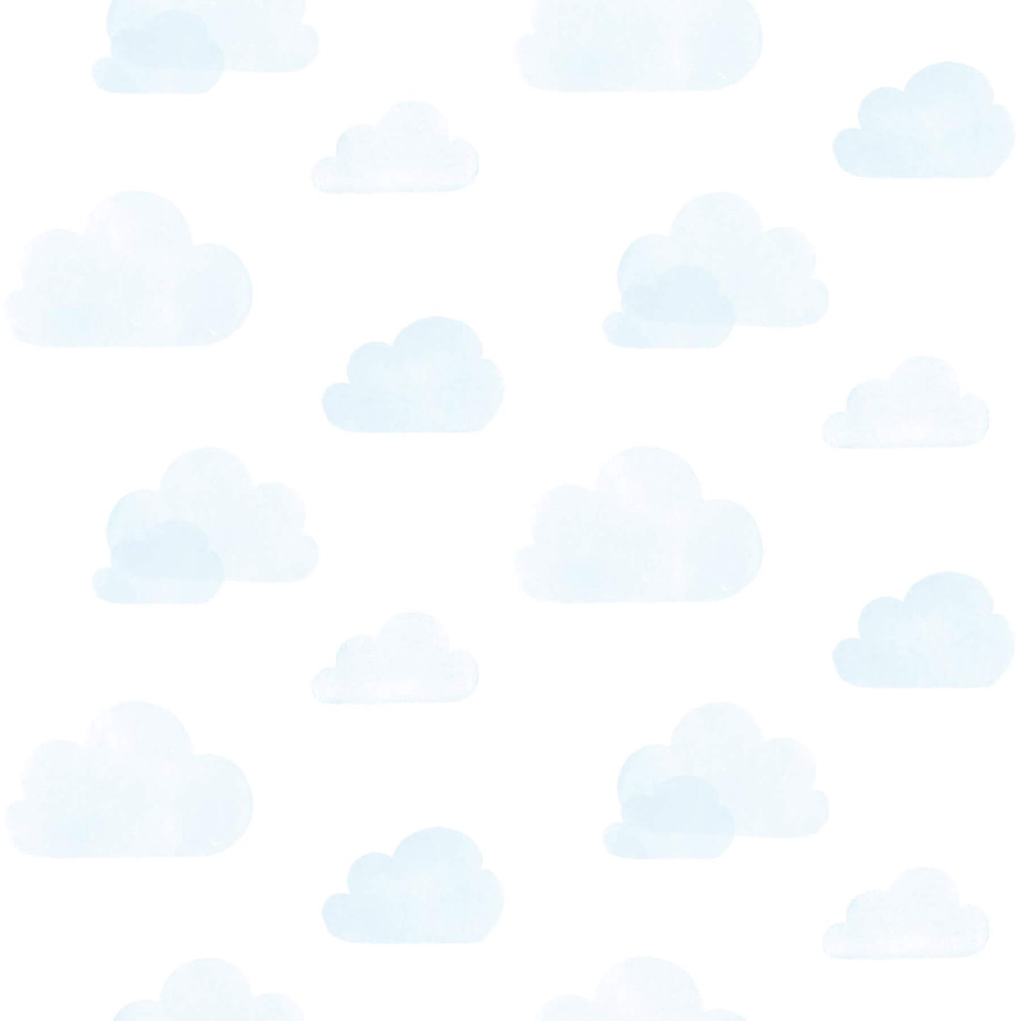 Chesapeake Fable Irie Clouds Wallpaper - Blue