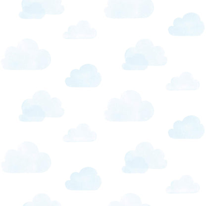 Chesapeake Fable Irie Clouds Wallpaper - Blue