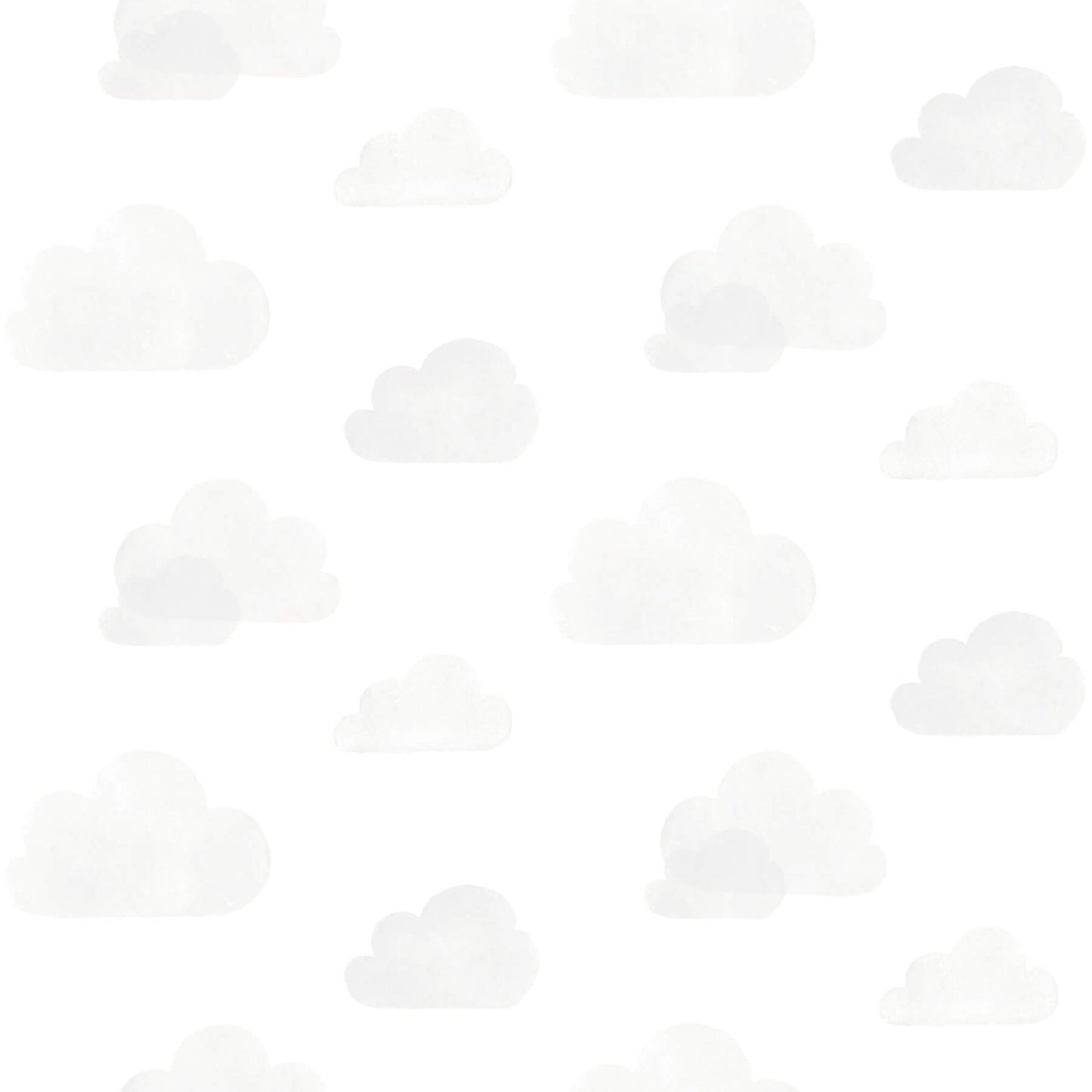 Chesapeake Fable Irie Clouds Wallpaper - Grey