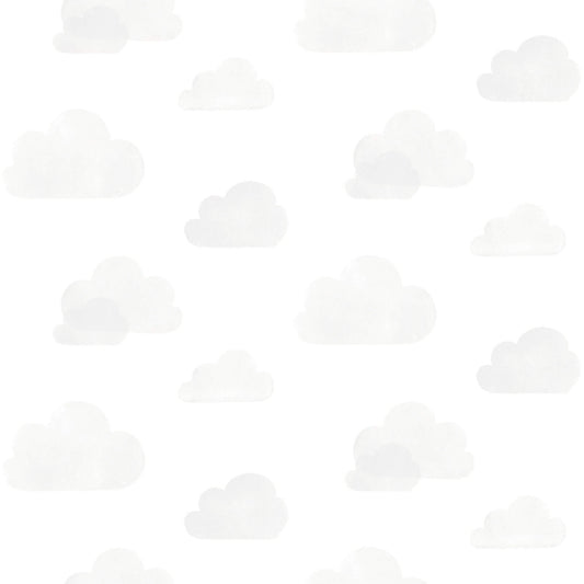 Chesapeake Fable Irie Clouds Wallpaper - Grey