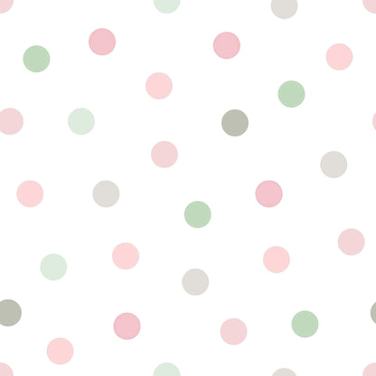 Chesapeake Fable Jubilee Dots Wallpaper - Pink