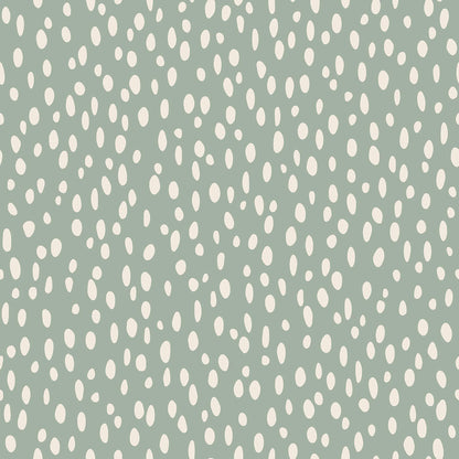 Chesapeake Fable Willa Dots Wallpaper - Moss