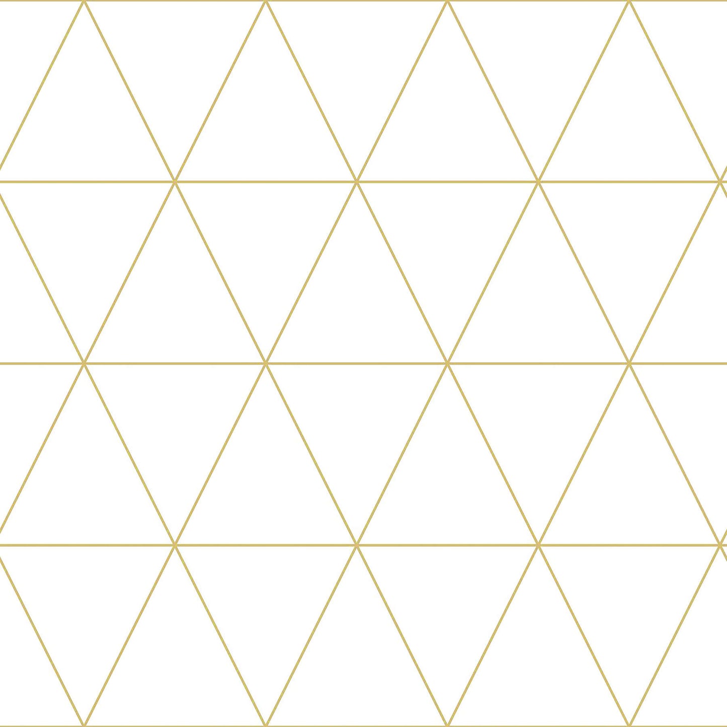 Chesapeake Fable Leda Geometric Wallpaper - Metallic Gold