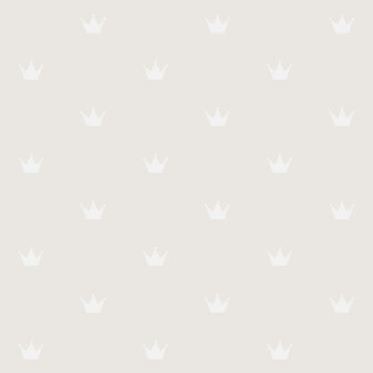 Chesapeake Fable Bea Crowns Wallpaper - Silver