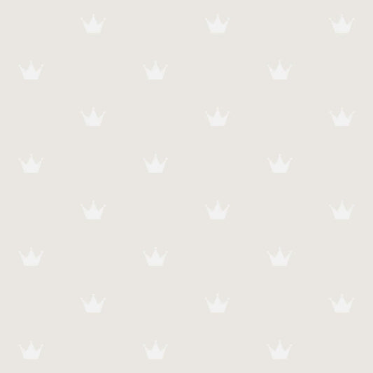 Chesapeake Fable Bea Crowns Wallpaper - Silver