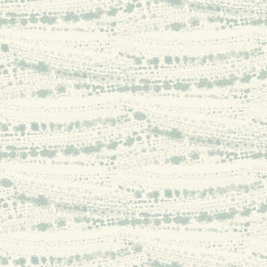 Chesapeake Blue Heron Rannell Abstract Scallop Wallpaper - Aqua