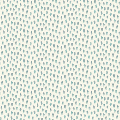 Chesapeake Blue Heron Sand Drips Painted Dots Wallpaper - Aqua
