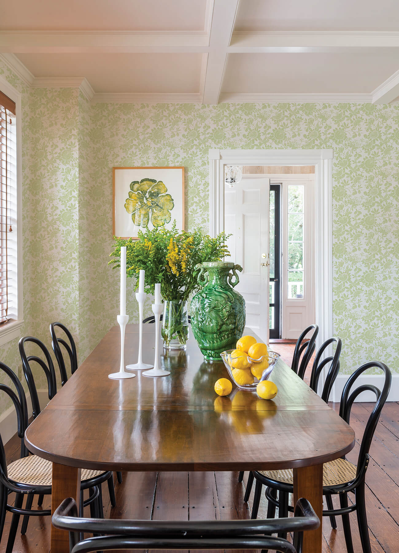 A-Street Prints Georgia Helen Wallpaper - Light Green