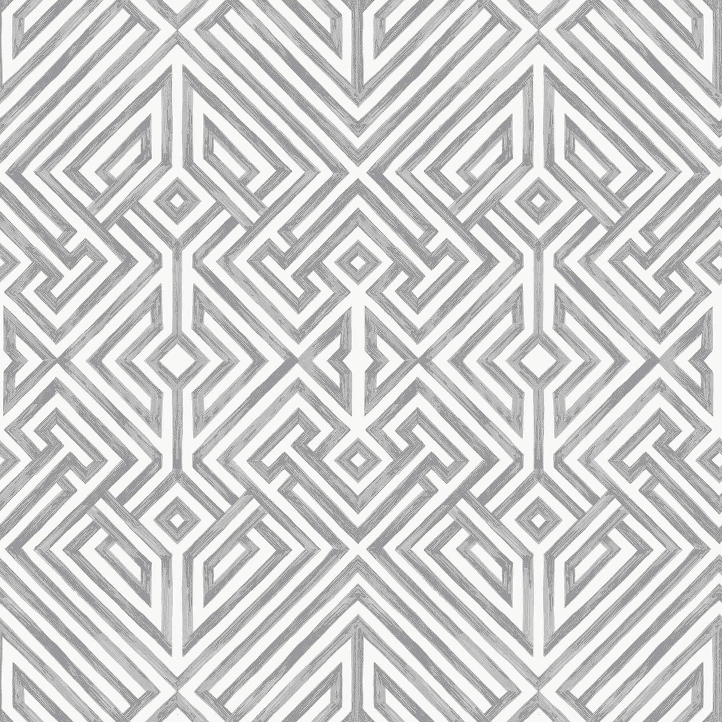 A-Street Prints Middleton Lyon Wallpaper - Grey